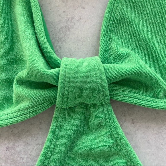 LA Hearts by PacSun Green Riviera Terry One Piece Swimsuit, XS NWT - Picture 4 of 7